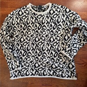 Mogaschoni print wool blend sweater